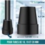 OrtoPrime PACK x2 Embouts Antidérapants pour Béquilles et Cannes - Conviennent aux Tubes de 18mm, 19mm et 20mm - Embout Canne De