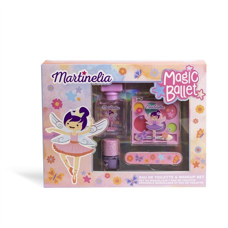MARTINELIA - Coffret Beauté Maquillage Fée et Eau de Toilette pour Fille - Maquillage pour Enfant - Vernis à Ongles