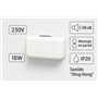 RASMACOR | ORBISON Carillon filaire Ding Dong | Sonnette musicale DING-DONG | 230 V 18 W 90 dB Haute sonorité | Couleur blanche 