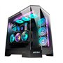 ABYSM Gaming Boîtier PC Gamer Danube SAVA H600 Black E-ATX avec 3 Panneaux en Verre trempé