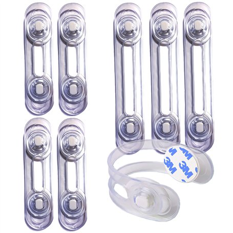 VegMai®[8 Unités] Serrures transparentes de sécurité pour bébés