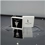 IDELUSH Collier Princesse Arwen | Acier titane hypoallergénique | Inspiré du Seigneur des Anneaux | Pendentif de 5 cm | Chaîne d