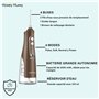 Jet Dentaire Hydropulseur Portable BELUS - Hydropulseur Dentaire Rechargeable pour Nettoyage Dentaire Professionnel - Irrigateur