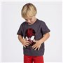 Spider-Man T-Shirt à Manches Courtes pour Enfant Gris foncé - Marque EAN : 8445484499889 - Taille : 4 Ans