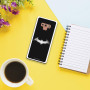 Personalaizer Coque pour Samsung Galaxy Note 9 - Batman Logo White