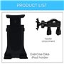 Support Tablette Velo Appartement Home Trainer elliptique Route Compatible avec ipad valable pour guidons de Tous Types et vélos