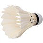 12 pcs Balle de Badminton (Baril), balles de Badminton en Plumes de Canard Volants d'entraînement en Plein air