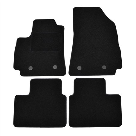 J&J AUTOMOTIVE | Tapis De Sol Noir Velours sur Mesure pour Arkana Depuis 2020 4 pcs