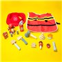 UMU® Kit de Jeu de Pompier en Bois pour Enfants avec Costume de Pompier incluant Casquette, Extincteur, Talkies-Walkies etc., Je