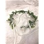Uongeod Couronne de fleurs pour cheveux Boho Couronne florale artificielle Couronne de mariée pour cérémonie de mariage, fête-01