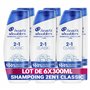 Head & Shoulders Classic 2 en 1 Shampoing Antipelliculaire 6x300ml; Jusqu'à 100% des Pellicules Éliminées