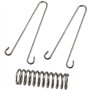 AMIGOGO Lot de 4 ressorts de tension pour tente de camping, voile d'ombrage - Accessoires de fixation - Ressort de traction pour