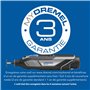 Dremel outil multi-usage sans-fil batterie 12V 2Ah kit outil multi-usage avec 2 Batteries, 5 Adaptations, 1 boîte Platinum, 65 A