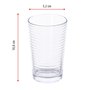 alpina Verres à Eau - Ensemble de Verres à Boire - Ensemble de 6 Pièces - Adapté au Lave-Vaisselle - 220 ml