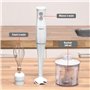 apina Mixeur Plongeant Set - Mixeur Plongeant avec Hachoir - Batteur Électrique - Blender - Fouet - 400W - Blanc