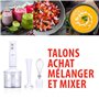 apina Mixeur Plongeant Set - Mixeur Plongeant avec Hachoir - Batteur Électrique - Blender - Fouet - 400W - Blanc