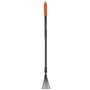 BLACK+DECKER Râteau à Feuilles BXGTTO7050 – Réglable de 77 à 110 cm – Râteau – Râteau – Résistant à la Rouille – Noir/Orange