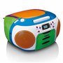 Lenco SCD-971 -Radio pour Enfants - Radio Cassette avec CD - Radio CD - Lecteur de Cassettes - Haut-parleurs stéréo - Prise Casq