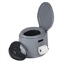 Bo-Camp - Toilette Portable - 7 ltr - Gris