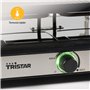 Tristar Raclette - 8 personnes - Surface de cuisson 42 x 23 cm - Thermostat réglable avec anneau lumineux - 1400 W - Noir - RA-2