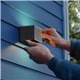 Calex Caserta Applique Murale Solaire, Lot de 2, Éclairage Haut et Bas Extérieur, Lampe de Jardin Alimentée par Énergie Solaire,