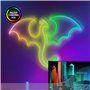 CALEX Smart Gaming - Ruban LED Gaming Neon Flex - Compatible Razer Chroma - Smart Home - Synchronisation RGBIC pour PC - Fixatio