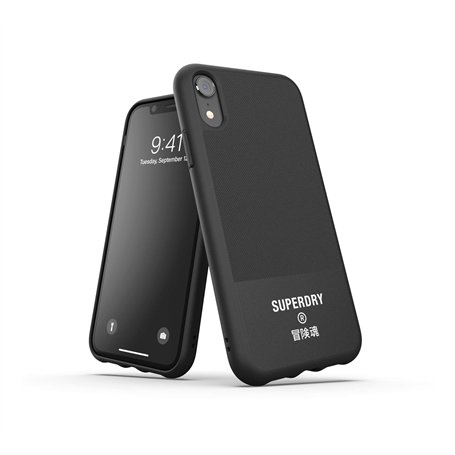 Superdry Coque de Protection en Toile moulée pour iPhone XR