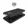 Superdry Coque de Protection en Toile moulée pour iPhone XR, Noir.