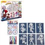 Disney - Marvel - Spidey - Spray Pen Set (SP22364) - Kit de Stylos Pulvérisateurs pour Colorier et Dessiner - 7 Stylos et 6 Poch
