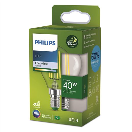 Philips Classic ultra-efficient LED ampoule classe énergétique A