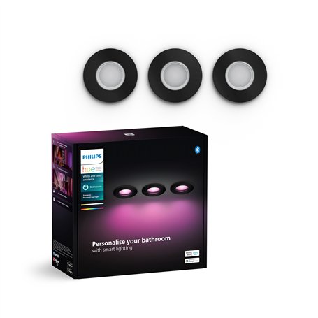 Philips Hue White & Color Ambiance Xamento spots encastrés par 3