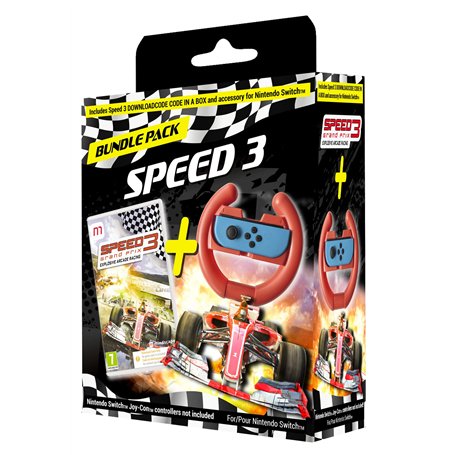 Speed 3 + Volant pour Nintendo Switch - Jeu en Code de Téléchargement Uniquement