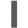 Libreria/Divisorio Grigio 60x30x135,5 cm Legno Massello di Pino
