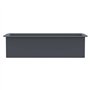 vidaXL 12× Boîtes à Fleurs pour Palettes Jardinières de Jardin Lits Surélevés de Terrasse Bacs Plantes de Balcon Euro Gris 36x13