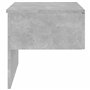 Comodini a Muro 2 pz Grigio Cemento