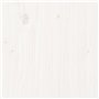 Tête de lit Blanc 104x6x82,5 cm Bois massif de pin