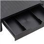 Support de moniteur Noir 43x30,5x13 cm