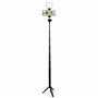 MOJOGEAR Vlog KIT : Mini trépied, Support téléphone & Perche à Selfie Extra Longue - 29 à 162 cm - KIT Streaming/tutoriel/vlog -