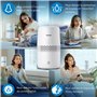 Humidificateur par Evaporation Philips Série 2000, Humidification, 99,97% Moins de Bactéries, Réservoir d'Eau de 2L, 190 ml/h, p