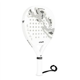 VirtuFit Raquette de padel hybride - Blanc - Gris