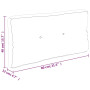 vidaXL Coussin de Palette Vert 80x40x12 cm Tissu