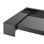 vidaXL Étagère de douche pour paroi de douche à l'italienne Noir 80 cm