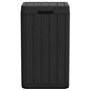 vidaXL Poubelle d'extérieur anthracite 38x38x65 cm PP