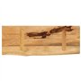 vidaXL Dessus de Table 70x30x3,8 cm Bord Vivant Bois Massif manguier, Dessus de Table en Bois, Dessus de Table d'appoint, Dessus