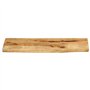vidaXL Dessus de Table 80x30x3,8 cm Bord Vivant Bois Massif manguier, Dessus de Table en Bois, Dessus de Table d'appoint, Dessus