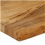 vidaXL Dessus de Table à Bord Vivant 50x20x2,5 cm Bois Massif manguier