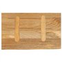 vidaXL Dessus de Table à Bord Vivant 40x30x3,8 cm Bois Massif manguier, Dessus de Table en Bois, Dessus de Table d'appoint, Dess