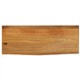 vidaXL Dessus de Table à Bord Vivant 70x30x2