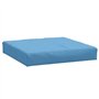 vidaXL Lot de 3 Coussins de Palette, Oreillers de Balcon, Coussins de Sièges Patio Jardinage Terrasse Extérieur, Bleu Mélangé Ti