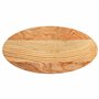 vidaXL Dessus de Table 80x40x2 cm Bois de chêne Massif Ovale